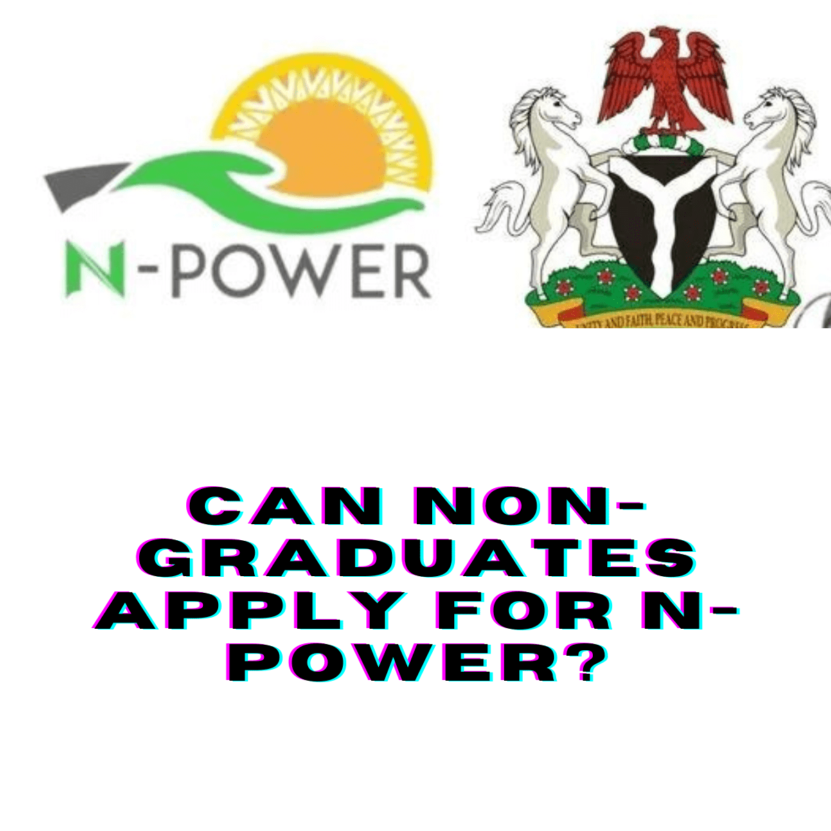 Can Non Graduates Apply For N Power