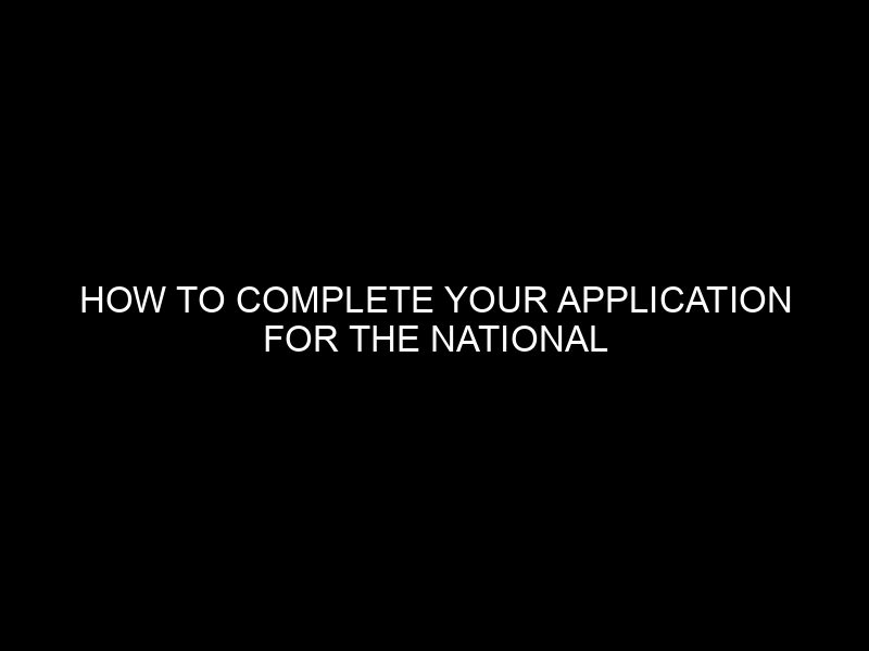 How To Complete Your Application For The National Population Commission (npc)